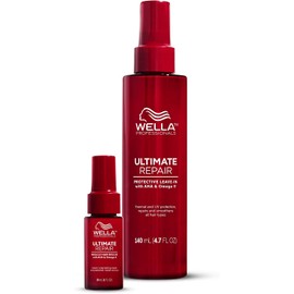 Wella Professionals Ultimate Repair Set Leave-In 140 ml + Miracle Hair Rescue 30 ml Protector Térmico 230°C, Anti-Frizz 72h, Reparación en 90 Segundos