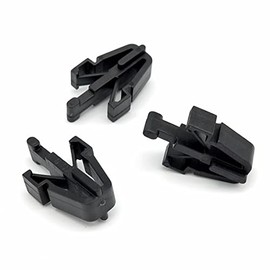 VVO Fasteners- Black Plastic Front Grille/Slam Panel Clips for Mitsubishi L200, Pajero/Shogun, (Pack of 10)