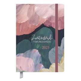 Terminkalender Campus Aquarell 18 Monate 2025/2026: Terminplaner 13 x 18,5 cm I Kalendarium von Oktober 2024 bis März 2026 I Platz für Notizen und Lesezeichenband