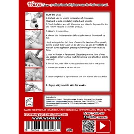 Film, Hard, Stripless hair removal Wax Pellets, Bikini, Brazilian waxing, HOT! No strips! (500g, Rose)