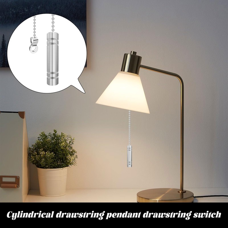 2 Pcs Bathroom Light Pull Cord Handle,Bathroom Pull Cord Handle