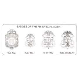 Federal Bureau of Investigation FBI Badge Cut-Out Neck Hanger
