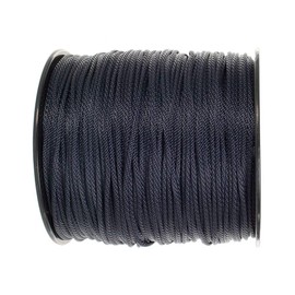 Golberg Solid Braid Nylon Rope - (Navy Blue, 5/16 Inch x 25 Feet)