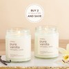 Lavanila Pure Vanilla Scented Natural Soy Candle (2-Pack) - Handcrafted,