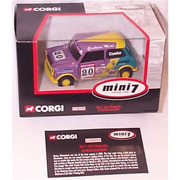 Corgi racing club mini NO 20 genny cooke car 1:36