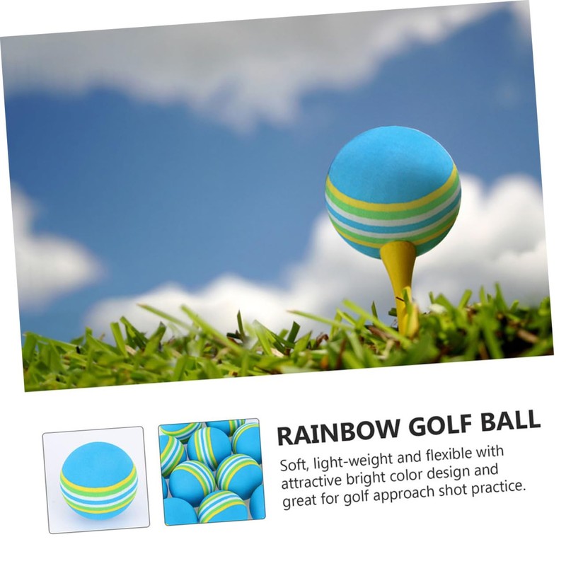 Gatuida 20pcs Indoor Golf Practice Balls Durable Balls for Adults