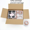 Encheng 25 oz Glass Jars With Airtight Lids And Leak