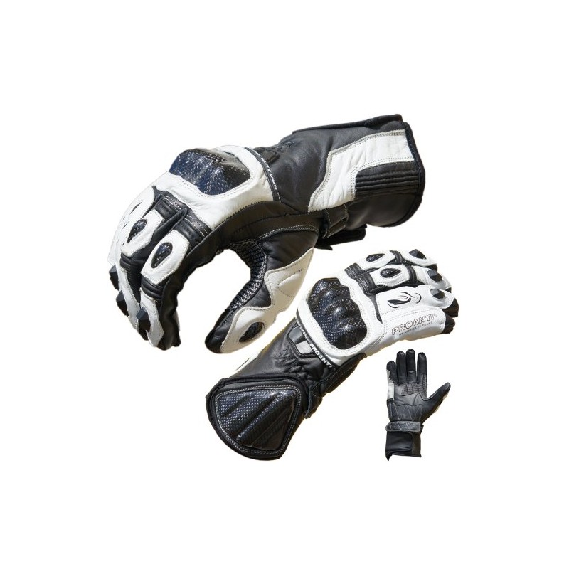 PROANTI Pro Racing Leather Motorcycle Gloves Size XXL