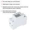 Voltage Protector Adjustable Current Power Monitoring Equipment with Backlight 230VAC