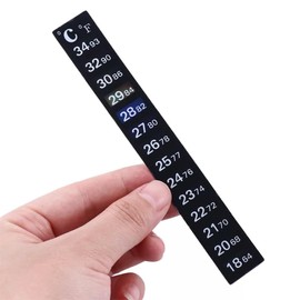 Dual Fish Tank Aquarium Thermometer Temperature Sticker Celsius Fahrenheit °C, Peel and Stick Self Adhesive Temp Monitor