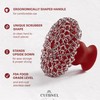 Cuisinel Cast Iron Chainmail Scrubber + Pan Scraper - Deluxe