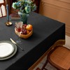 F-CHU Luxury Black Tablecloth Thickset Velvet Tablecloth with Beautiful Gold