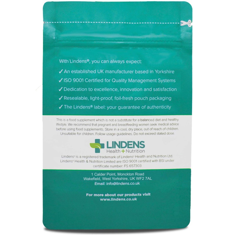 Lindens Vitamin B5 500mg Tablets - 90 Pack - 8000%
