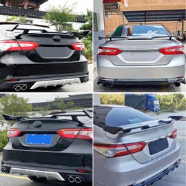 DREAMOTOR 57 Inch Rear Car Spoiler, Trunk Spoiler Wing Aleron Trasero Spoilers for Cars Compatible with 2018-2024 8th Gen Toyota Camry SE XSE LE XLE TRD 2018-2024 10th Gen Honda Accord LX EX Touring