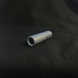 HALOTEC | Set of 4 Galvanised M10 x 1 Lamp Thread Tubes | 50 mm Metal Tube for Lamp Holder and Lamp Pole | Mounting Accessories Lighting