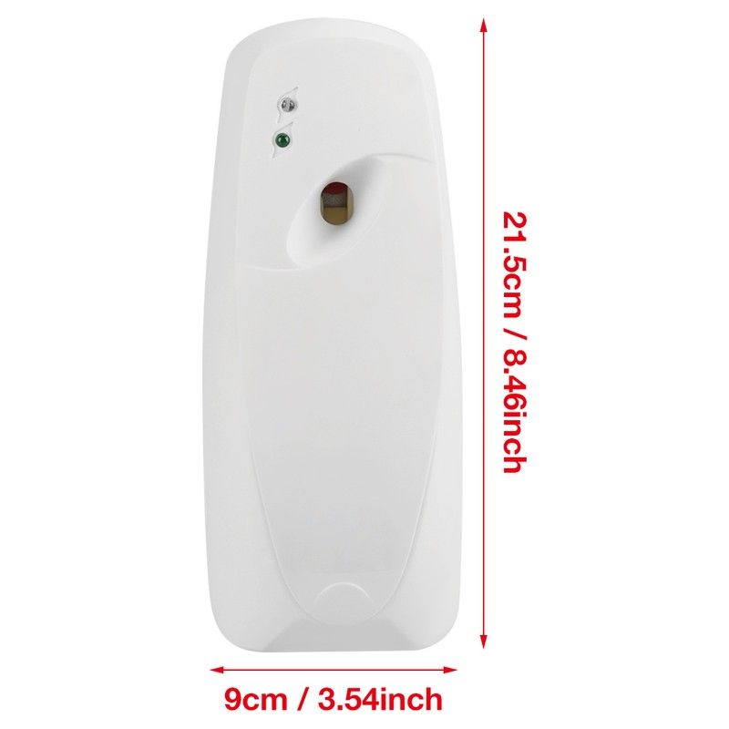 Automatic White Aerosol Dispenser Air Freshener Fragrance Sprayer for Bathroom