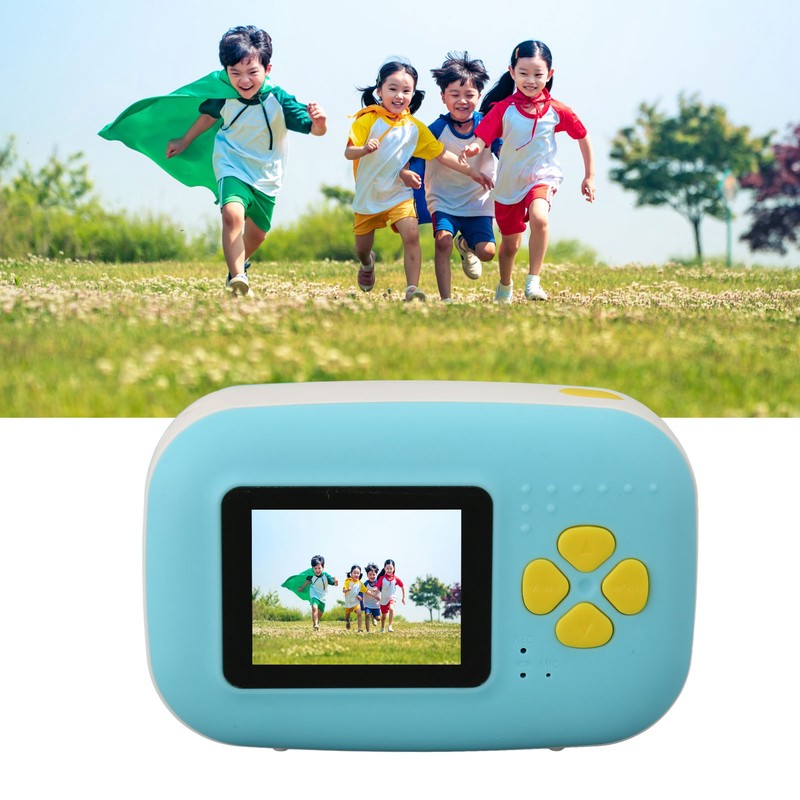Instant Camera 2in HD Screen Dual 16MP Camera USB Charge