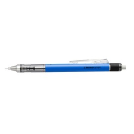 Tombow Mechanical pencil MONO graph 07 neon blue - 0.7 mm line width, HB, integrated refillable eraser [SH-MG43-R7]