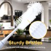 Superio Bottle Brush Scrubber Long, Blue and White Baby Bottle