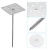 PATIKIL 2 Inch Perforated Insulation Pins with Round Washers, 80