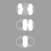 Washable Pantiliners - No Closure - Pack of 3 -