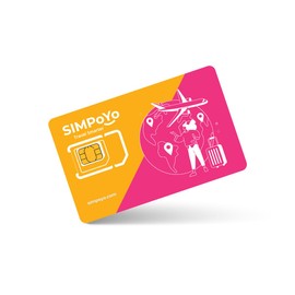 SIMPoYo 5G/4G High-Speed Data SIM Card |Free 10GB UK 30-DAY Data