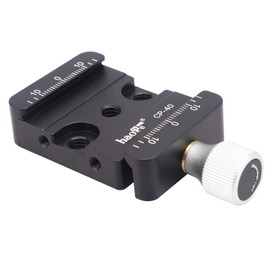 Haoge CP-40 Quick Release Clamp for Arca-Type Standard Conversion Heighten riser Compatible with DJI Ronin S/SC ZHIYUN Crane Series Weebill S Gimbal Manfrotto Tripod Ball Head