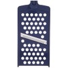 DELISH KITCHEN Pearl Metal Grater, Navy, 9.6 x 3.5 x
