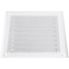 HVAC OV 5 x 5 Inch (Inner) White Stainless Steel