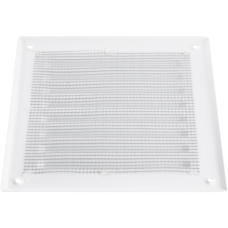 HVAC OV 5 x 5 Inch (Inner) White Stainless Steel