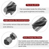 HARFINGTON Brad Point Drill Bits 3/8" Dia 1/4" Hex Shank