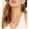 DOLIOX Genuine Turquoise Necklace for Women 925 Sterling Silver Real