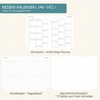BEZEND BEZEND Kalender 2025 Buchkalender A5 auf Deutsch. Hardcover Terminplaner