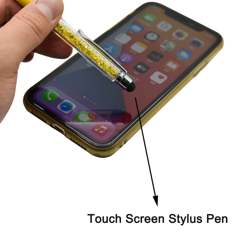 Maydahui 12PCS Crystal Diamond Capacitive Ballpoint Pens Universal Touch Screen
