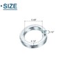 sourcing map M12 Split Lock Washer, 10Pcs Carbon Steel Spring