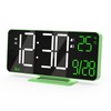 KOSUMOSU Digital LED Clock Alarm Clock for Bedroom 6.7 Inch