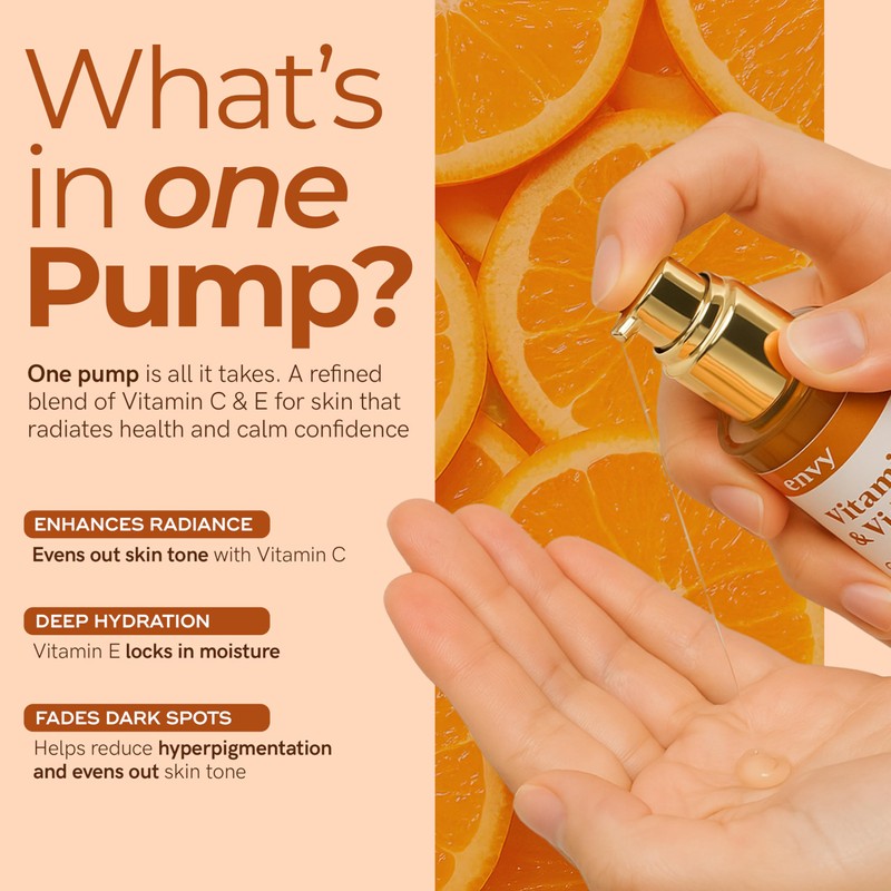 Envy Vitamin C Serum with Vitamin E & Glycerin -