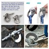 YZTONGPAO 304 Stainless Steel Climbing Anchor Bolt, 25-30KN Rock Climbing