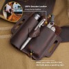 VIPERADE PJ19 Leather EDC Leather Sheath Bag Organiser Leather Tactical