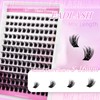 FADLASH Lash Clusters Natural Eyelash Clusters 8-16mm DIY D Curl