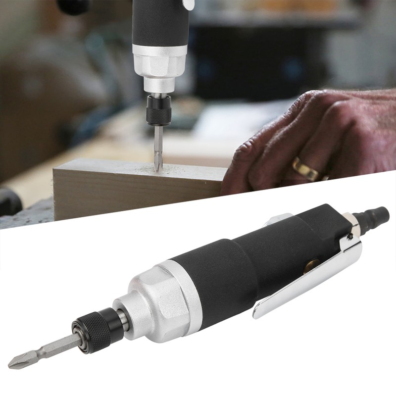 Pneumatic Screwdriver 5H Industrial Grade Straight Handle Assembly Tools YC‑3051Japanese
