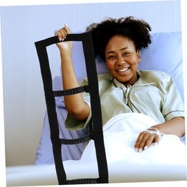 IWOWHERO Bed Ladder Assist Sit up Aid Strap Hand Grips Easy Climbing for Elderly Injury Recovery and Pregnant
