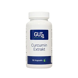 Curcumin Extract Capsules High Dose - 999 mg per Day - High Bioavailability without Piperine - Water Soluble - Vegan - 90 Capsules - Turmeric - GutProducts®