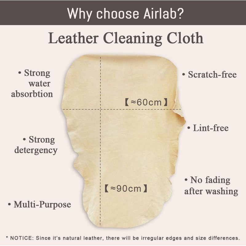 Chamois Cloth for Car - 35'' x 23.6'' (5.7 sq