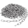ABuff 8M Galvanized Metal Coil Chain, 1/8In × 26.25Ft Heavy