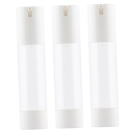 FRCOLOR 3Pcs Travel Cosmetic Bottles Matte Vacuum Lotion Containers Leak Refillable Skincare Sub Bottles Durable AS Material Portable Toiletry Packing