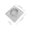 TEHAUX Air Vent Cover for Home Ceiling Floor Durable Plastic