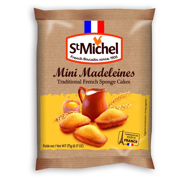 St Michel Mini Madeleine, Traditional, 6.17 Ounce