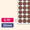 TownStix 2000 Stück, 20mm Punktaufkleber Klebepunkte Aufkleber Etiketten Markierungspunkte Selbstklebende