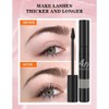 Color Mascara: 24-hour waterproof, rolled, dense, long time keeping, metallic
